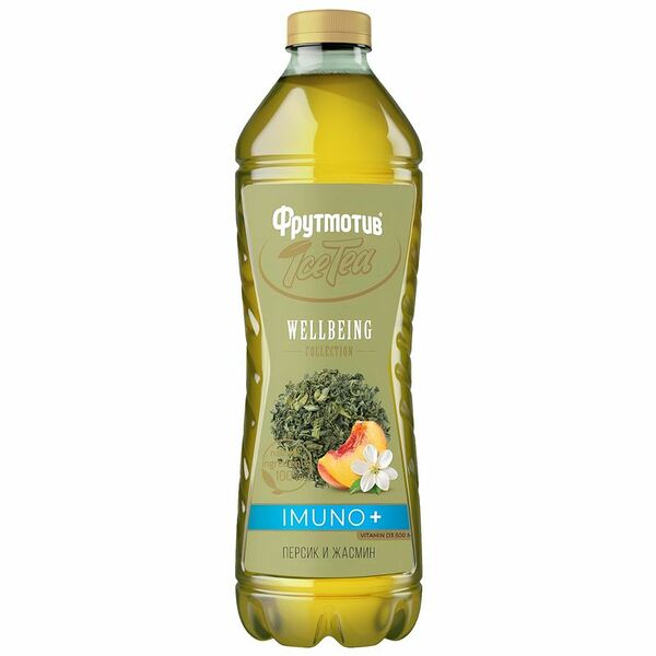 Напиток Фрутмотив IceTea Зеленый чай Персик и жасмин сокосодержащий 1.5 л