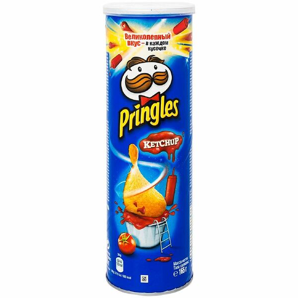Чипсы картофельные Pringles Кетчуп 165 г