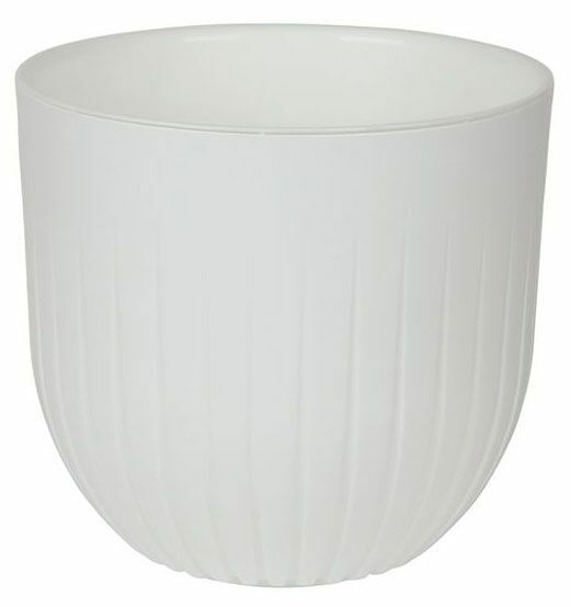 Горшок Альфа белый, 13х12.5 см