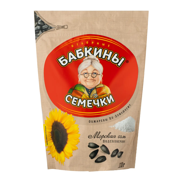 Семечки Бабкины семечки соленые 330 г