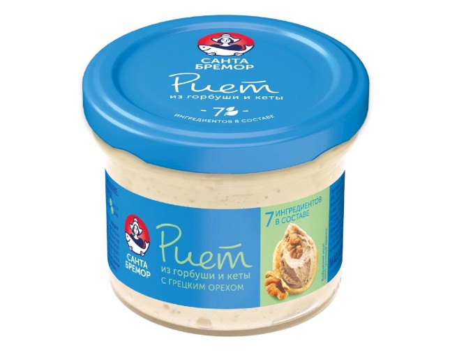 

Риет Санта Бремор из горбуши и кеты с грецким орехом 100 г
