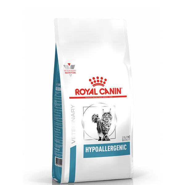 Сухой корм Royal Canin Hypoallergenic для взрослых и пожилых кошек всех пород, при пищевой аллергии 2 кг