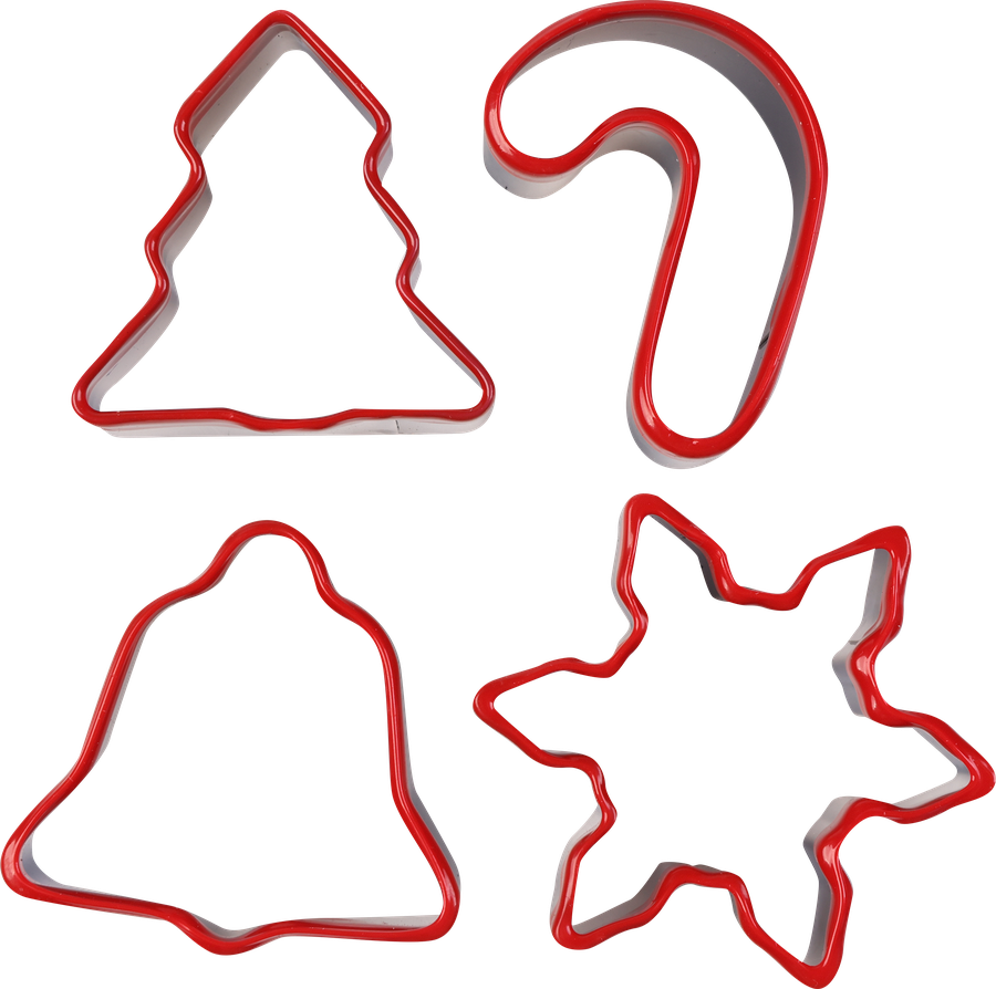 

Набор формочек для печенья HOMECLUB нержавеющая сталь, силикон, Арт. NF-F2, 4шт