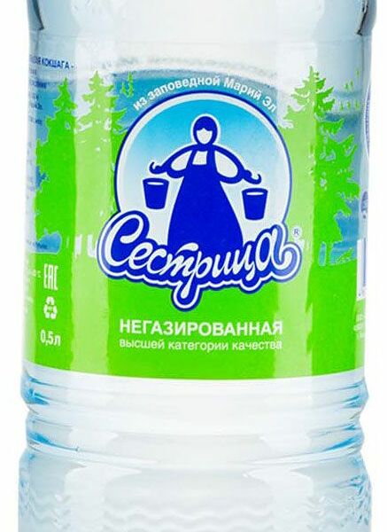Вода питьевая негазированная Сестрица