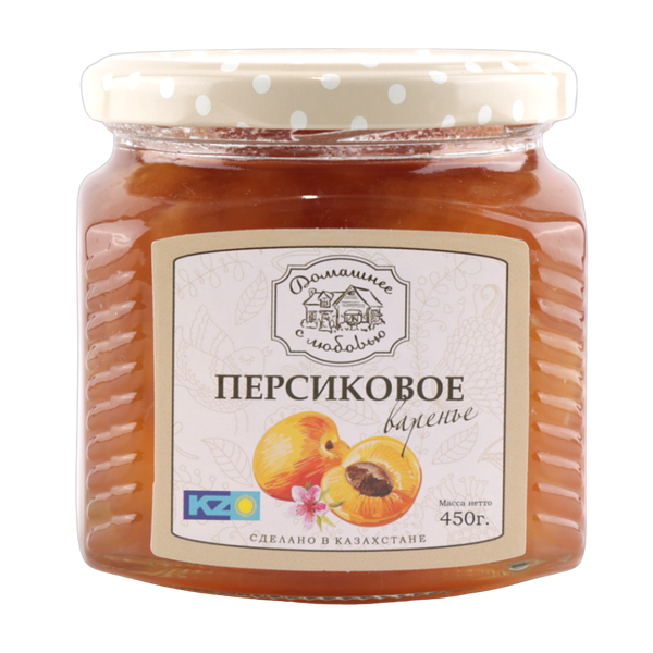 Варенье Домашнее с любовью персиковое 450 г