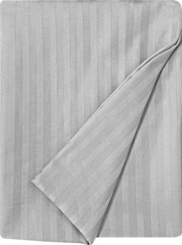 

Простыня Homeclub 200 x 215 см +/-3 см серая страйп-сатин