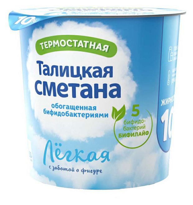 

Сметана Талицкая термостатная 10% 180г