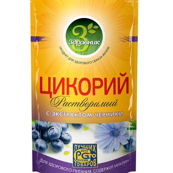Цикорий растворимый Здравник с экстрактом черники 85 г