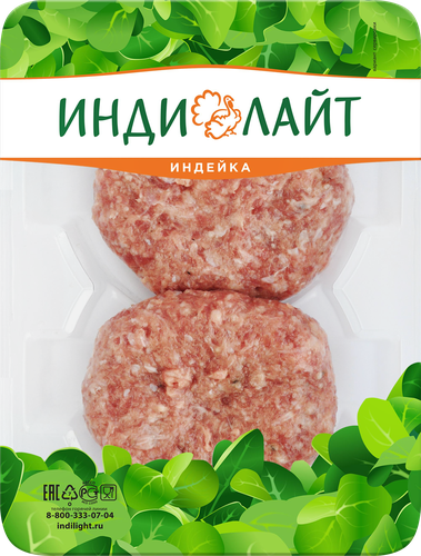 

Бифштекс Индилайт из индейки рубленый охлажденный 200 г