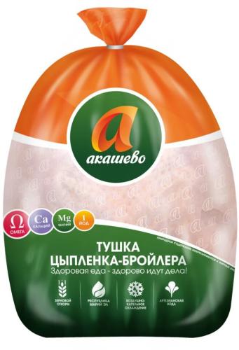 

Тушка цыпленка-бройлера Акашево вес