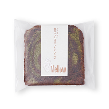 

Кекс фисташковый Mellow cookies с какао, 100 г