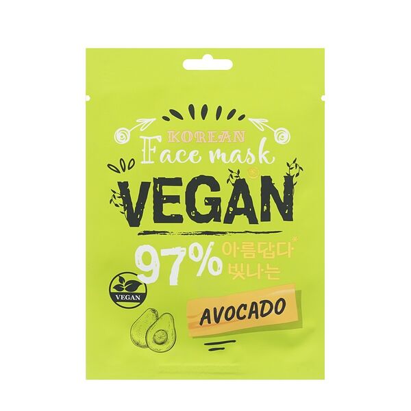 Маска для лица Weis Vegan с экстрактом авокадо 23 г
