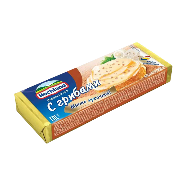 Сыр Hochland плавленый с грибами 100 г