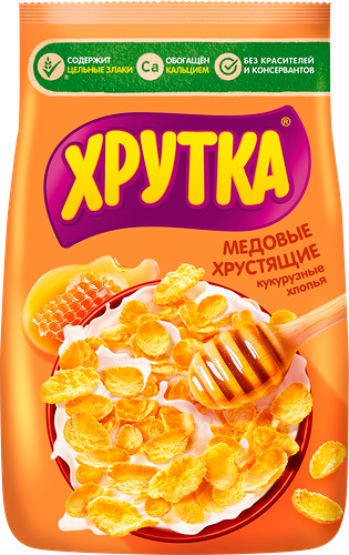 Хлопья Хрутка кукурузные медовые 270 г