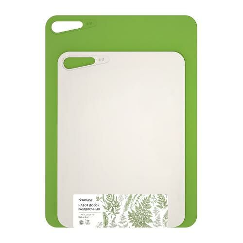 Набор разделочных досок 21x29 см 17.5x25 см 2 шт