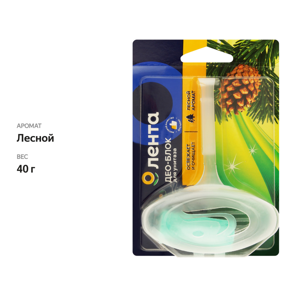

Део-блок для унитаза Лента Лес 40 г