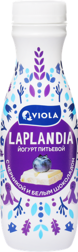

Йогурт питьевой Viola Laplandia с черникой и белым шоколадом 2.5% 260 г