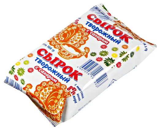 

Сырок творожный Тобольский Гормолзавод 8% 100 г