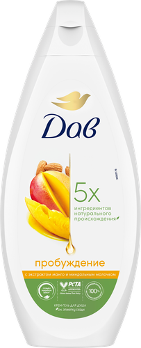 

Крем-гель для душа Dove Манго и миндаль 250 мл