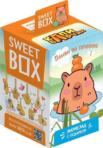 

Мармелад Sweet Box Капибарчик с игрушкой 1 шт. игрушка в ассортименте 10 г