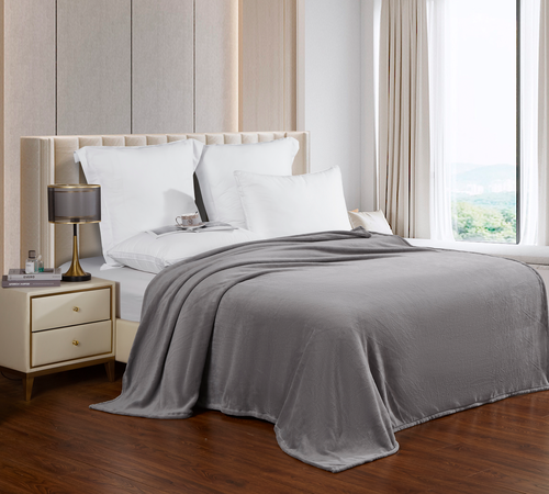 

Плед Homeclub Basic 180х200 см серый