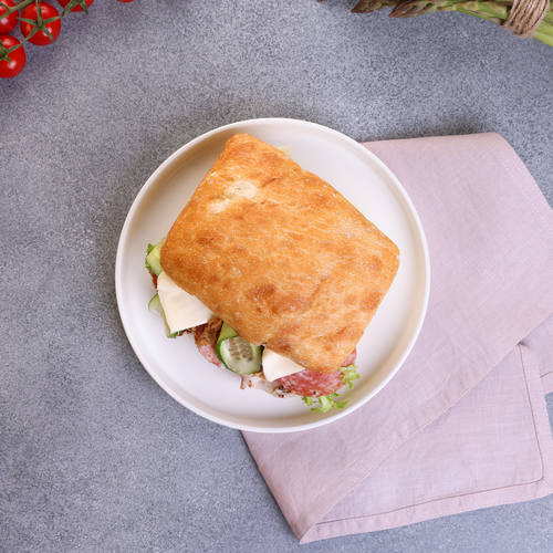 

Брускетта Лента Fresh с карбонатом, салями и горчичным соусом 250 г