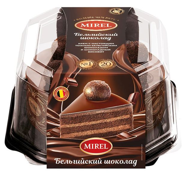 

Торт Mirel Бельгийский шоколад, 750 г
