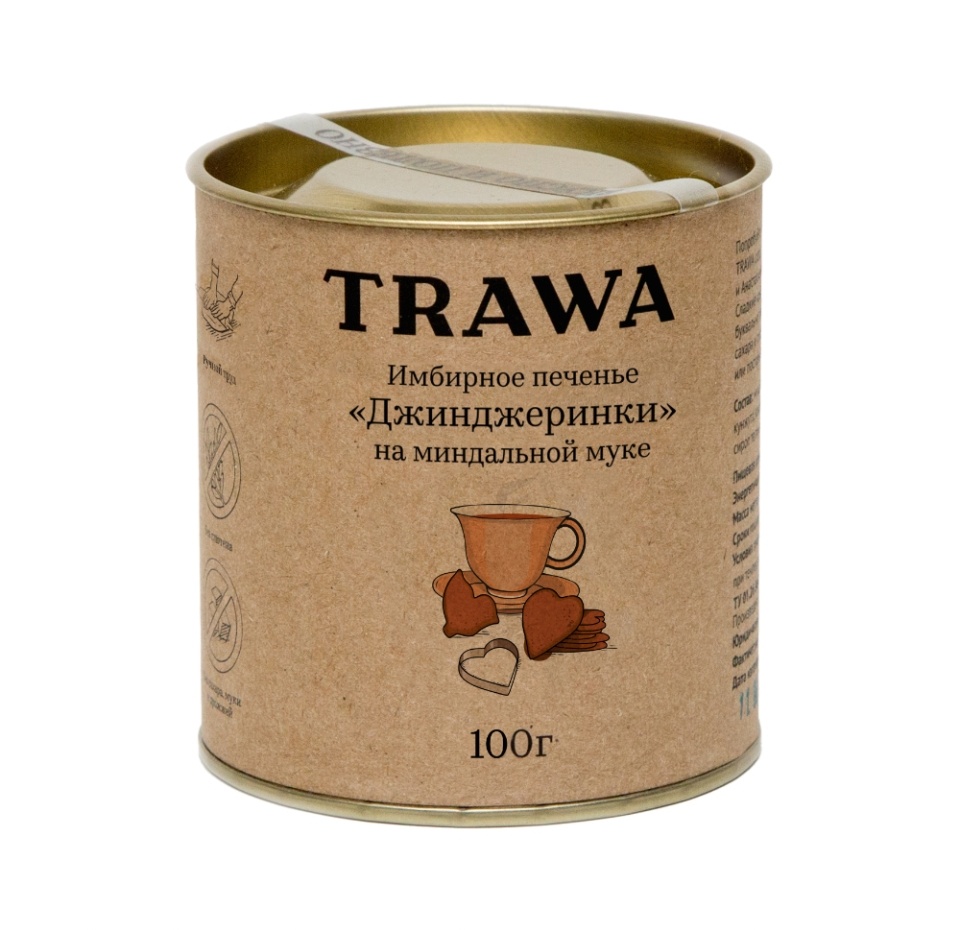 

Печенье Trawa имбирное Джинджеринки 100 г
