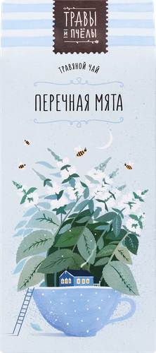 

Чай травяной Травы и Пчелы Перечная Мята листовой 40 г