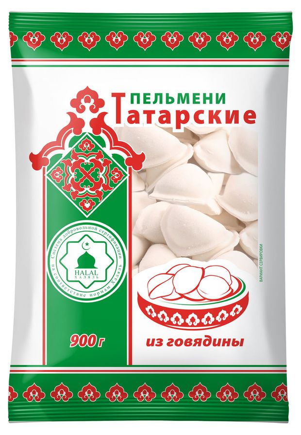 

Пельмени Шельф Татарские халяль 900 г