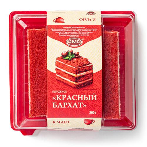 

Пирожное АМА Красный бархат 200 г