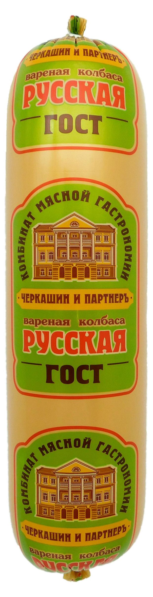 

Колбаса Черкашин и ПартнерЪ Русская ГОСТ вареная вес