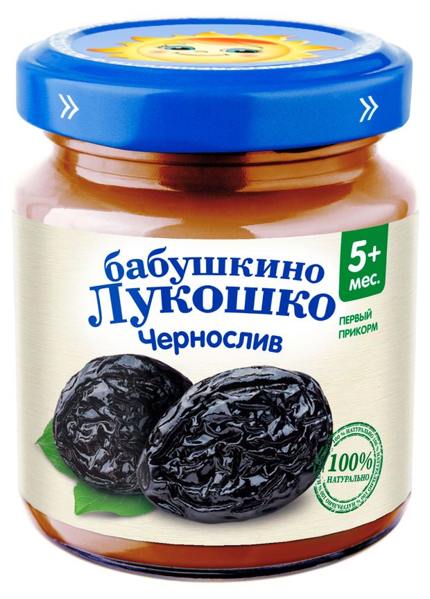 

Пюре фруктовое Бабушкино Лукошко Чернослив 100 г