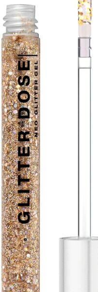 Глиттер для век Influence Beauty Glitter Dose на гелевой основе, 6,5 мл, 03 Золотой