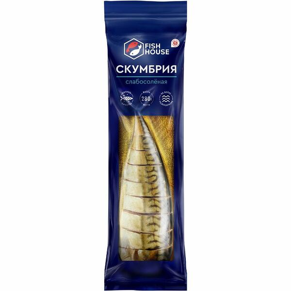 Скумбрия Fish House слабосоленая кусочки 280 г