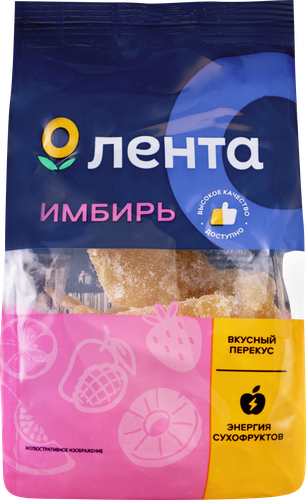 

Цукаты Лента Имбирь 120 г