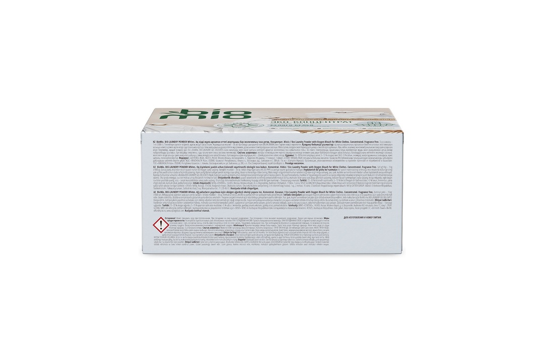 

Порошок BioMio с кислородным отбеливателем для стирки белого белья концентрат 1 кг