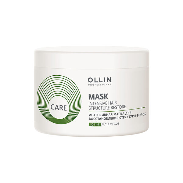 Маска для волос Ollin Professional Care интенсивная для восстановления структуры 500 мл