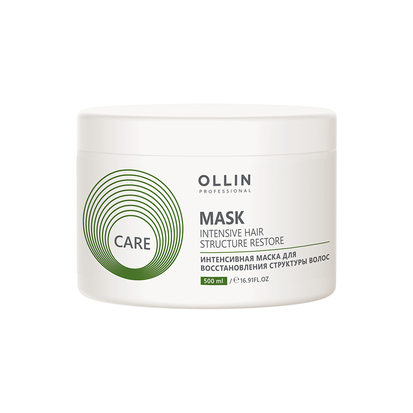

Маска для волос Ollin Professional Care интенсивная для восстановления структуры 500 мл