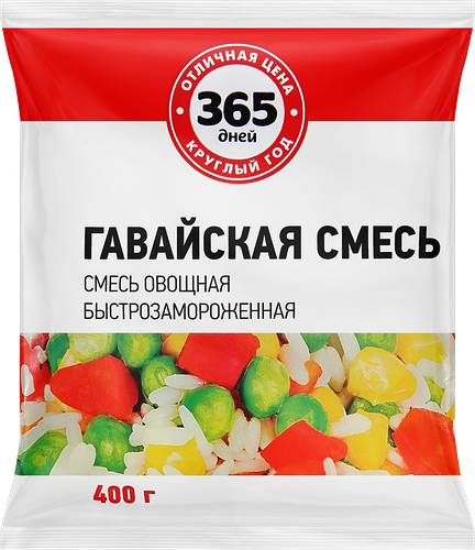 Смесь овощная 365 ДНЕЙ Гавайская
