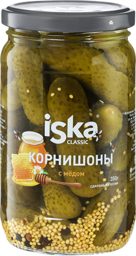 

Корнишоны Iska с медом 350 г