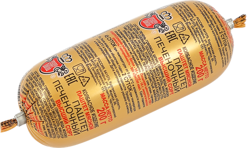 

Паштет Велес Печеночный, высший сорт, весовой