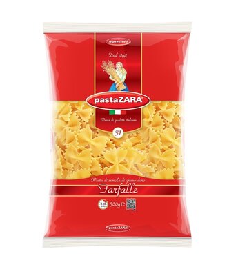 Макароны Pasta Zara 31 Farfalle 500 г