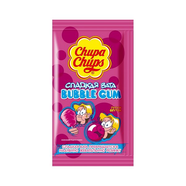 Жевательная резинка со вкусом Тутти-Фрутти Сладкая вата Bubbly 11г