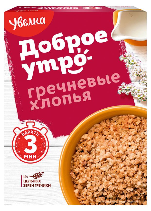 

Хлопья Увелка Гречневые 400 г