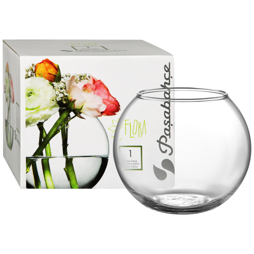 

Ваза для цветов Pasabahce Flora 12.4 см, шар, стекло Арт. 43417