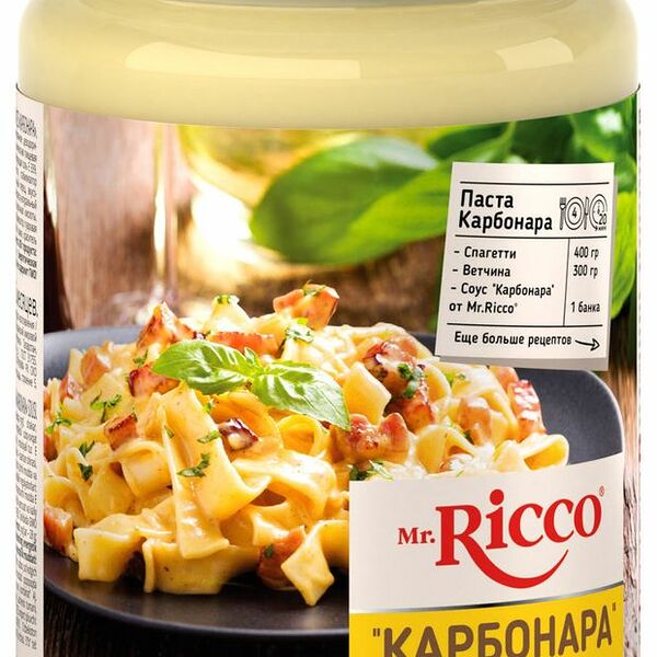 Соус Mr.Ricco карбонара 305 г