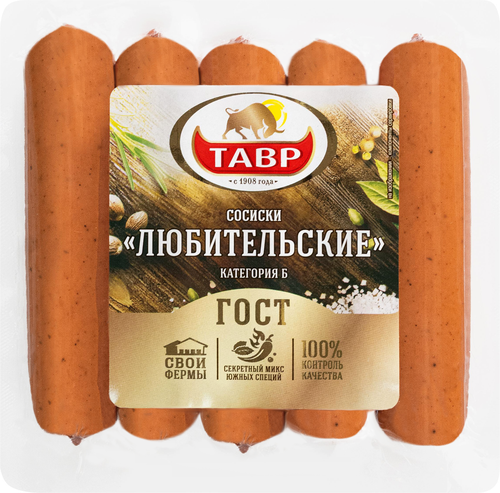 

Сосиски Тавр Любительские, 300 г