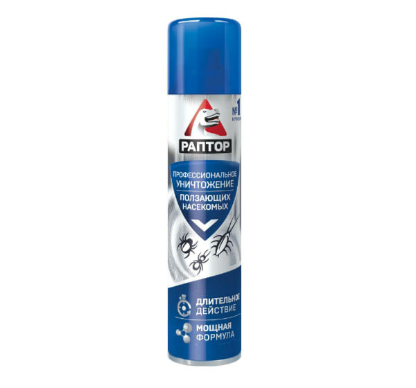 Аэрозоль от клопов Раптор двойная сила, 225 мл