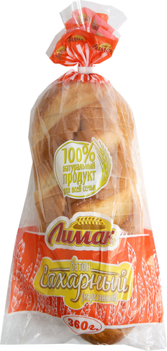 

Батон Лимак Сахарный в нарезке 360 г